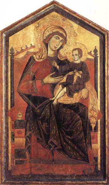 Madonna and Child Enthroned